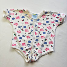 Load image into Gallery viewer, Vintage Picnic Pattern Romper 6-9 months *flaw

