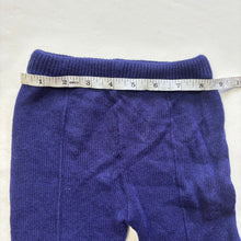 Load image into Gallery viewer, Vintage Navy Blue Knit Pants 18 months
