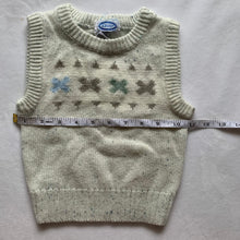Load image into Gallery viewer, Vintage Izod Cream Knit Vest 2t/3t
