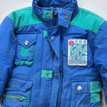 Load image into Gallery viewer, Vintage Blue/Green Coat 3t
