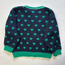 Load image into Gallery viewer, Vintage Heart + Bows Knit Sweater 12-18 months
