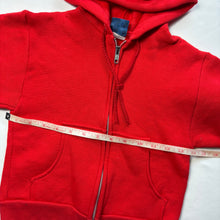 Load image into Gallery viewer, Vintage Red Zip-up Hoodie Sweater 5t
