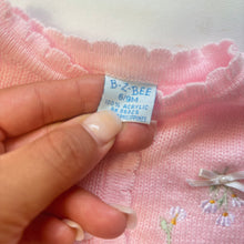 Load image into Gallery viewer, Vintage Daisy Knit Cardigan 6 months
