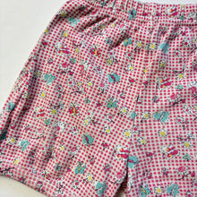Load image into Gallery viewer, Vintage Butterfly Pink Grid Shorts 2t
