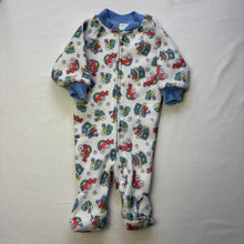 Load image into Gallery viewer, Vintage Toys Pattern Footed PJs 3 months
