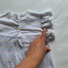 Load image into Gallery viewer, Vintage Pastel Striped Girly Shirt 2t
