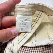 Load image into Gallery viewer, Vintage Cream Shortalls 0-3 months
