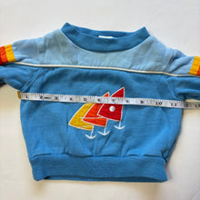 Load image into Gallery viewer, Vintage Colorful Sailboat Sweater 3-6 months
