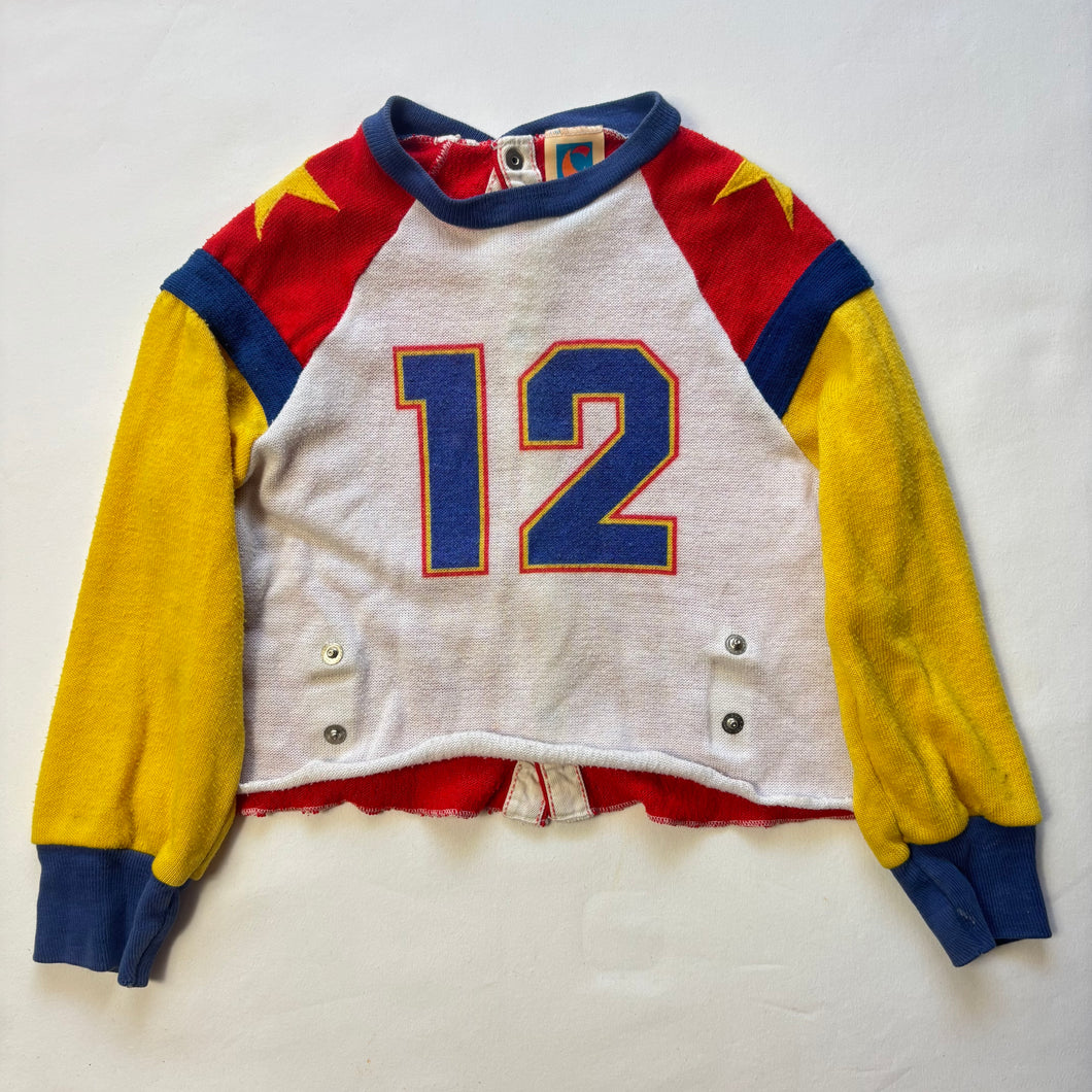 Vintage #12 Colorful PJ Top 3t