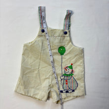 Load image into Gallery viewer, Vintage Clown Balloon Neutral Romper 12 months *flaw
