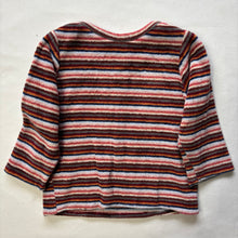 Load image into Gallery viewer, Vintage Striped Terrycloth Long Sleeve 18-24 months
