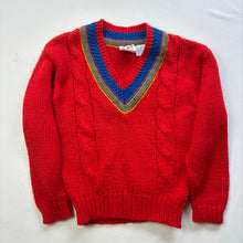 Load image into Gallery viewer, Vintage Colorful Knit Sweater 5t
