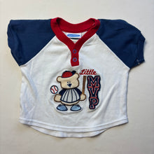 Load image into Gallery viewer, Vintage Baseball Bear Tee 3-6 months
