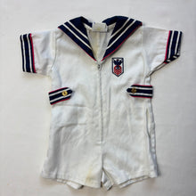 Load image into Gallery viewer, Vintage Sailor Romper 6-9 months
