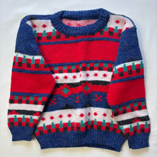Load image into Gallery viewer, Vintage Striped Pattern Knit Sweater 5t
