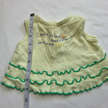 Load image into Gallery viewer, Vintage Beachy Ruffled Tank Top 6 months
