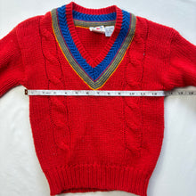 Load image into Gallery viewer, Vintage Colorful Knit Sweater 5t
