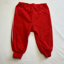 Load image into Gallery viewer, Vintage Red Jogger Pants 3-6 months
