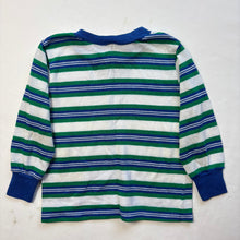 Load image into Gallery viewer, Vintage Blue/Green Striped 2t/3t
