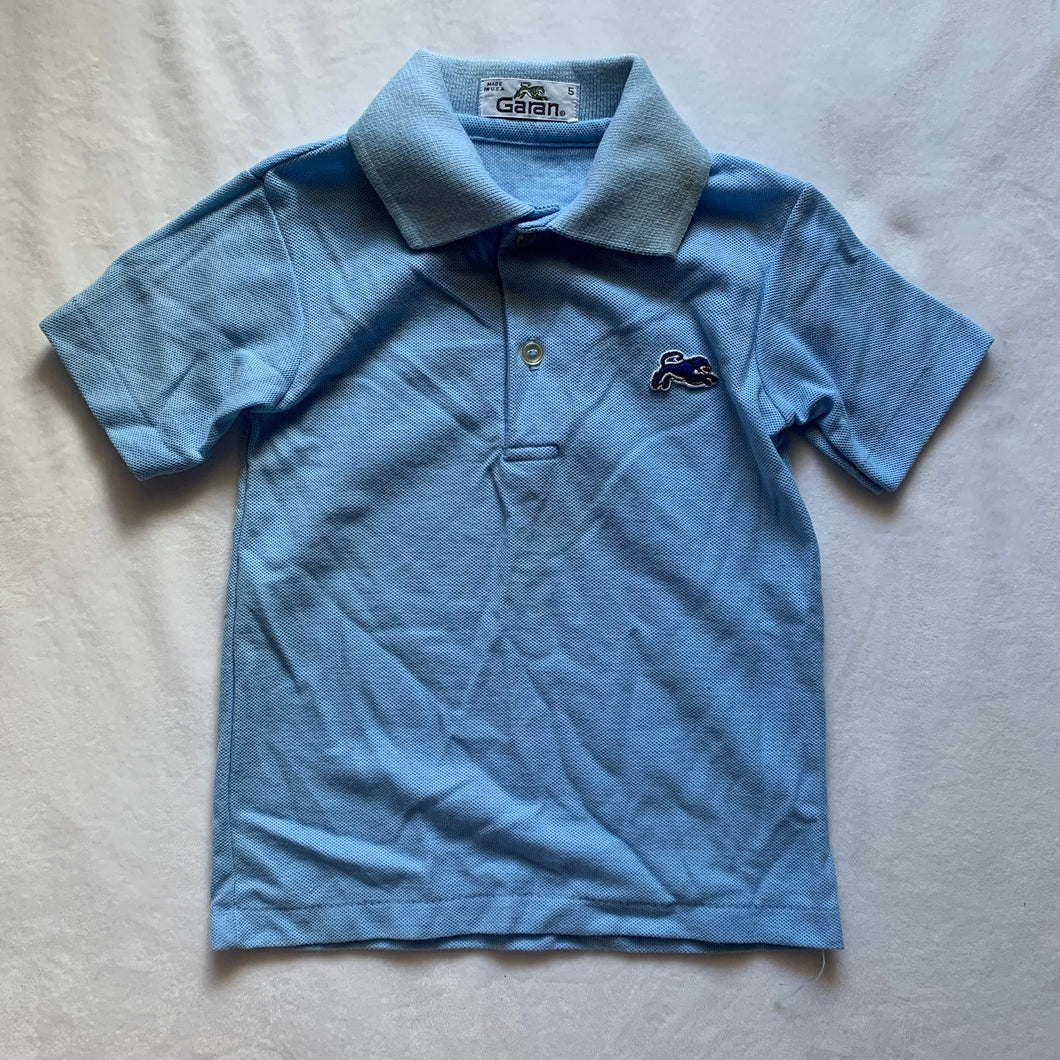 Vintage Garan Blue Polo Shirt 3t/4t