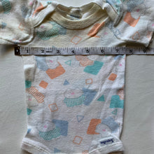 Load image into Gallery viewer, Vintage Bears + Shapes Romper 0-3 months
