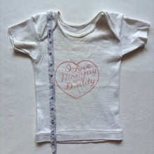 Load image into Gallery viewer, Vintage &quot;I Love My Mommy &amp; Daddy&quot; Tee 6-9 months
