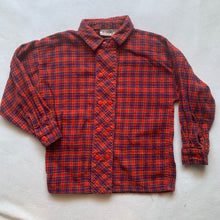 Load image into Gallery viewer, Vintage Red Multicolored Plaid Buttondown 4/5t
