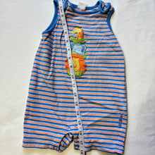 Load image into Gallery viewer, Vintage Striped Animal Romper 9-12 months
