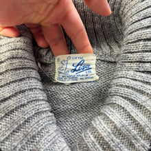 Load image into Gallery viewer, Vintage Gray/Black Knit Sweater kids 10/12
