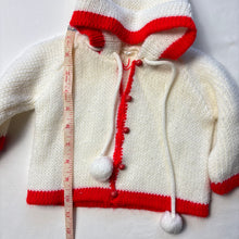 Load image into Gallery viewer, Vintage Chunky Knit Hooded Sweater 6-9 months
