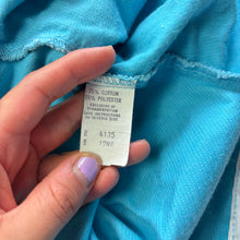 Load image into Gallery viewer, Vintage Turquoise Girly Overalls 12 months
