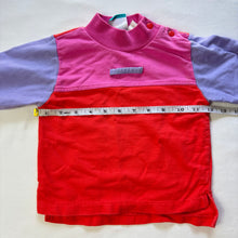 Load image into Gallery viewer, Vintage Color Block Slouchy Long Sleeve 18 months
