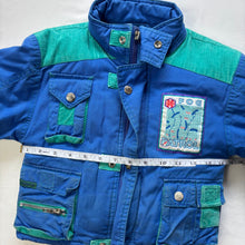 Load image into Gallery viewer, Vintage Blue/Green Coat 3t

