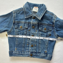 Load image into Gallery viewer, Vintage Trucker Jean Jacket 6-9 months
