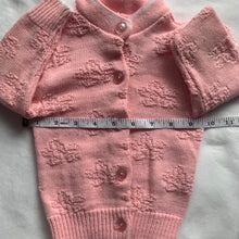 Load image into Gallery viewer, Vintage Pink Knit Floral Sweater 18-24 months
