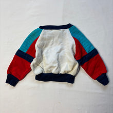Load image into Gallery viewer, Vintage Football Color Block Sweater 3-6 months
