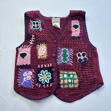 Load image into Gallery viewer, Vintage Granny Square Vest kids 6
