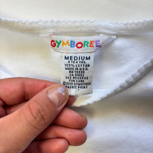 Load image into Gallery viewer, Vintage Gymboree Girly White Shirt 3/4t
