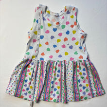 Load image into Gallery viewer, Vintage Colorful Hearts Tunic 3t/4t
