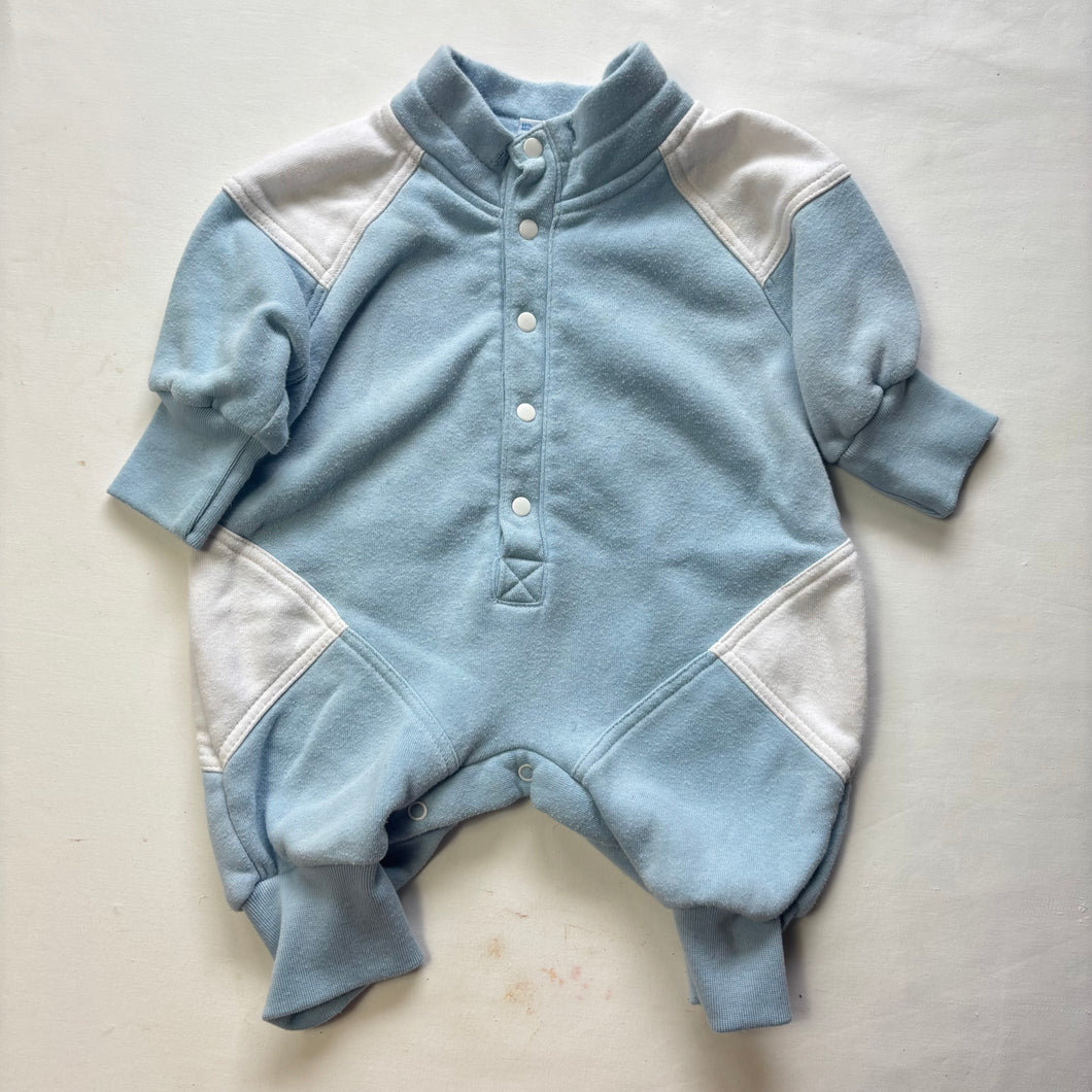 Vintage Baby Blue Bodysuit 3 months