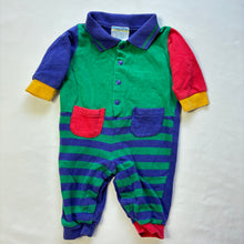 Load image into Gallery viewer, Vintage Color Block Striped Bodysuit 0-3 months
