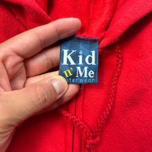 Load image into Gallery viewer, Vintage Red Zip-up Hoodie Sweater 5t
