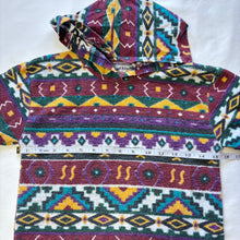 Load image into Gallery viewer, Vintage Pattern Flannel Hooded Sweater 5t/6
