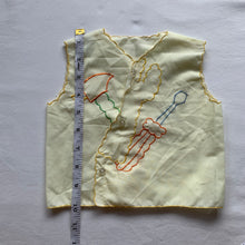 Load image into Gallery viewer, Vintage Tools Embroidered Baby Vest 3-6 months
