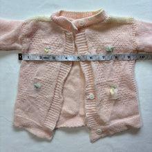 Load image into Gallery viewer, Vintage Pink Cardigan Sweater 3-6 months

