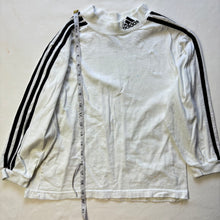 Load image into Gallery viewer, Vintage Adidas White/Black Long Sleeve kids 6/7
