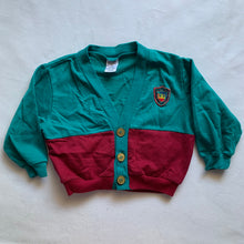 Load image into Gallery viewer, Vintage Color Block Cardigan 24 months
