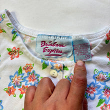 Load image into Gallery viewer, Vintage Floral Girls Shirt kids 8
