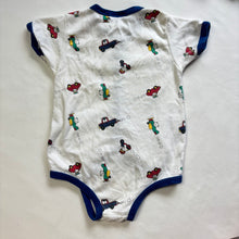 Load image into Gallery viewer, Vintage Bears &amp; Transportation Romper 12 months
