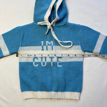 Load image into Gallery viewer, Vintage &quot;I&#39;m Cute&quot; Knit Sweater 6-12 months

